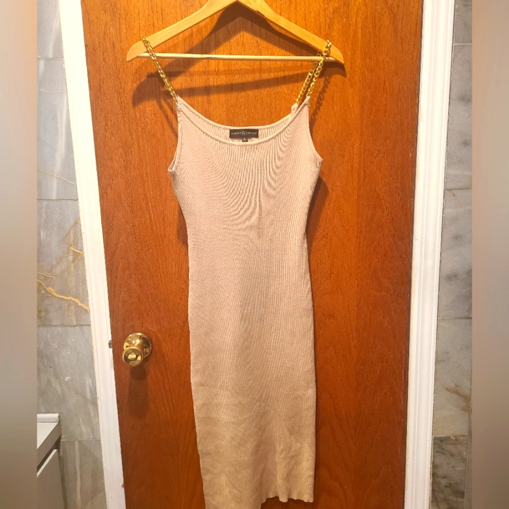 Almost Famous Ribbed Sweater Dress